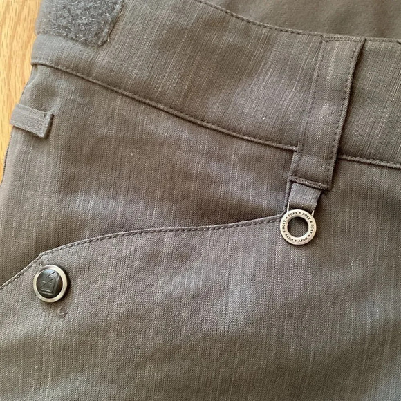 ROXY sz S insulated slim fit 10k pants ski snowboarding excellent condition grey - Picture 5 of 12